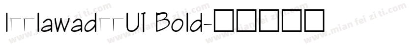 leelawadeeUI Bold字体转换